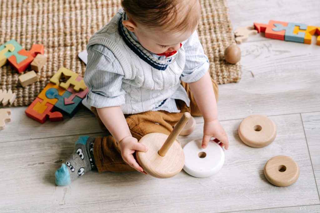 Brinquedos para o Bebê de três meses
